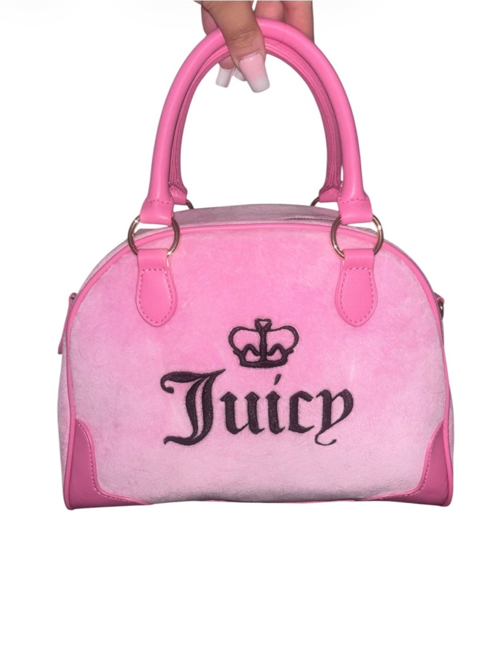 🎀New Juicy Couture x Forever 21 Pink Bowler Bag🎀